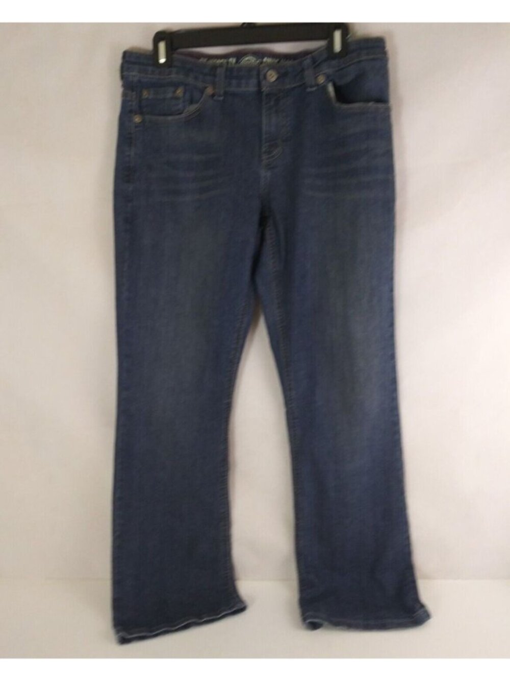 Dickies Men's Relaxed Fit Dark Wash Bootcut Jeans Size 31x32